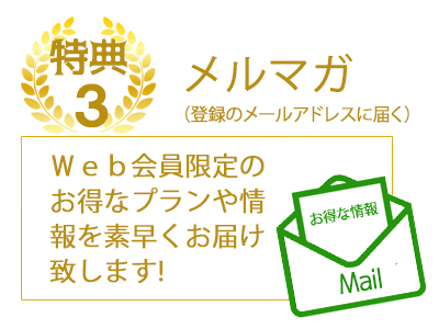 特典3 メルマガ