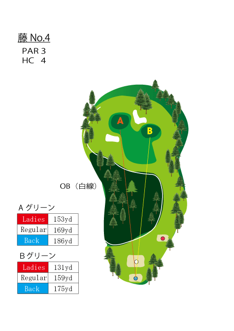 HOLE　NO.4（藤）