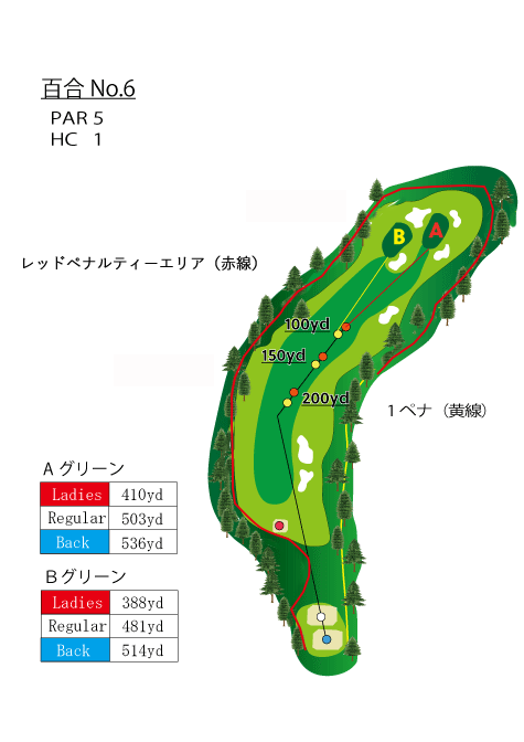 HOLE No.6（百合）